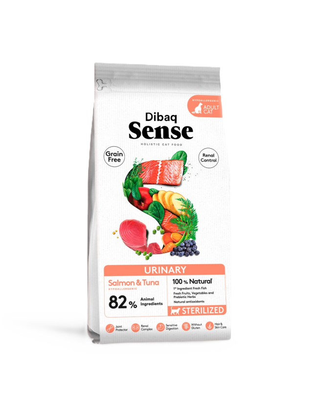 Sense Cat Grain Free Urinary (Salmon&Tuna) 6kg - Katt - Kattefôr & kattemat - Tørrfôr for katt - DIBAQ