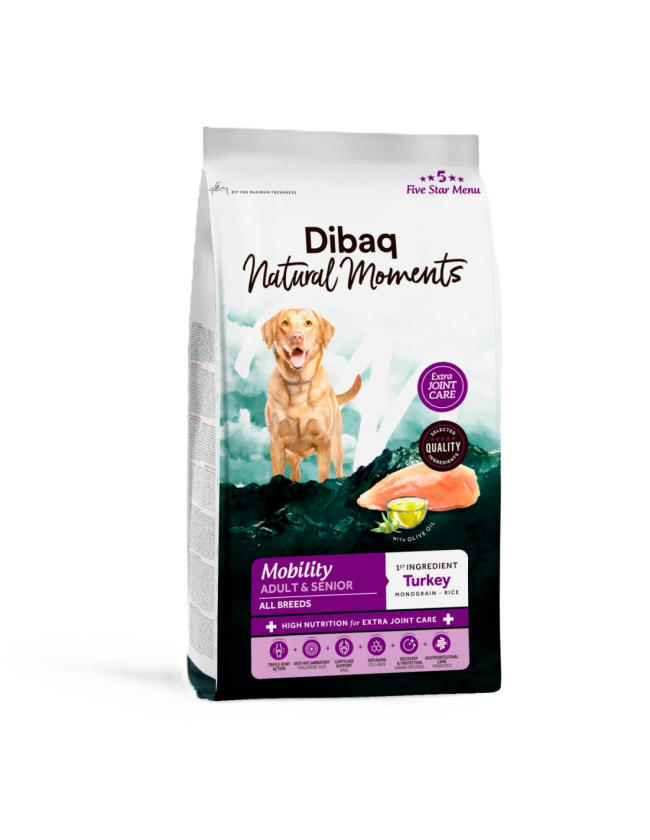 Natural Moments Dog Mobility 2kg - Hund - Hundefôr & hundemat - Tørrfôr for hund - DIBAQ