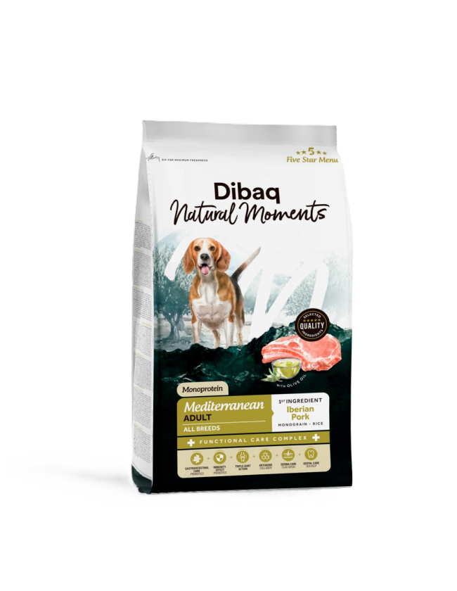 Natural Moments Dog Mediterranean 12kg - Hund - Hundefôr & hundemat - Tørrfôr for hund - DIBAQ