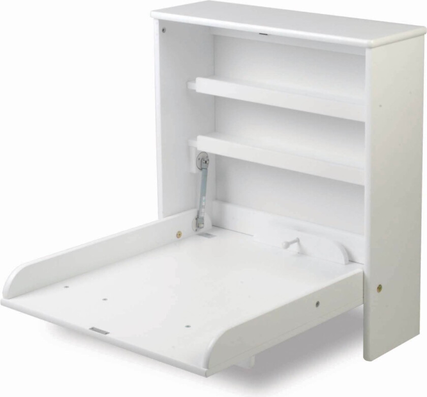 Troll Vegghengt stellebord / skrivebord hvit