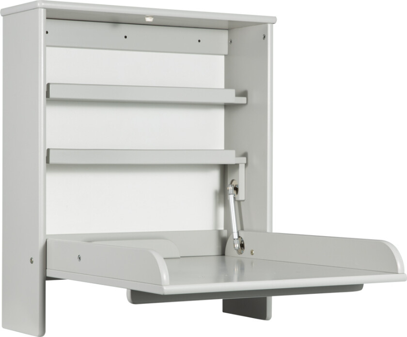 Troll Vegghengt stellebord / skrivebord myk grå