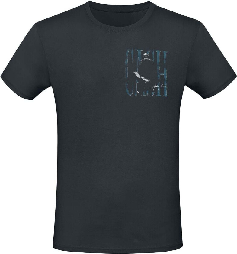 T-skjorte - Man In Black - S til 3XL - Herrer - svart