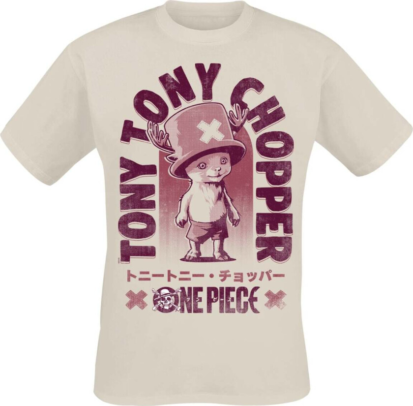 Anime T-skjorte - Tony Tony Chopper - S til 3XL - Herrer - natur