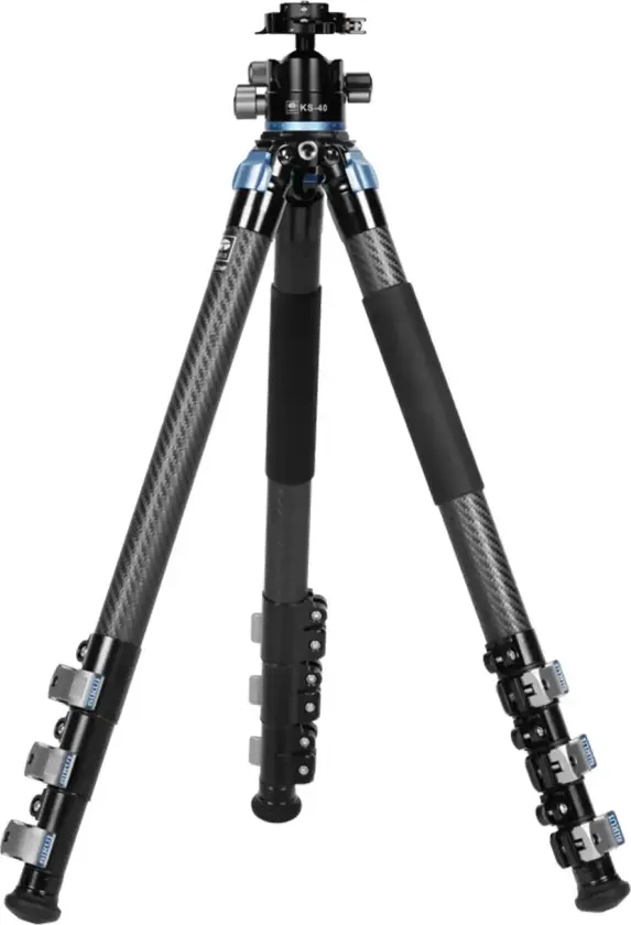 L-324F + KS-40 Carbon Tripod Kit Kraftig karbonstativ med kulehode