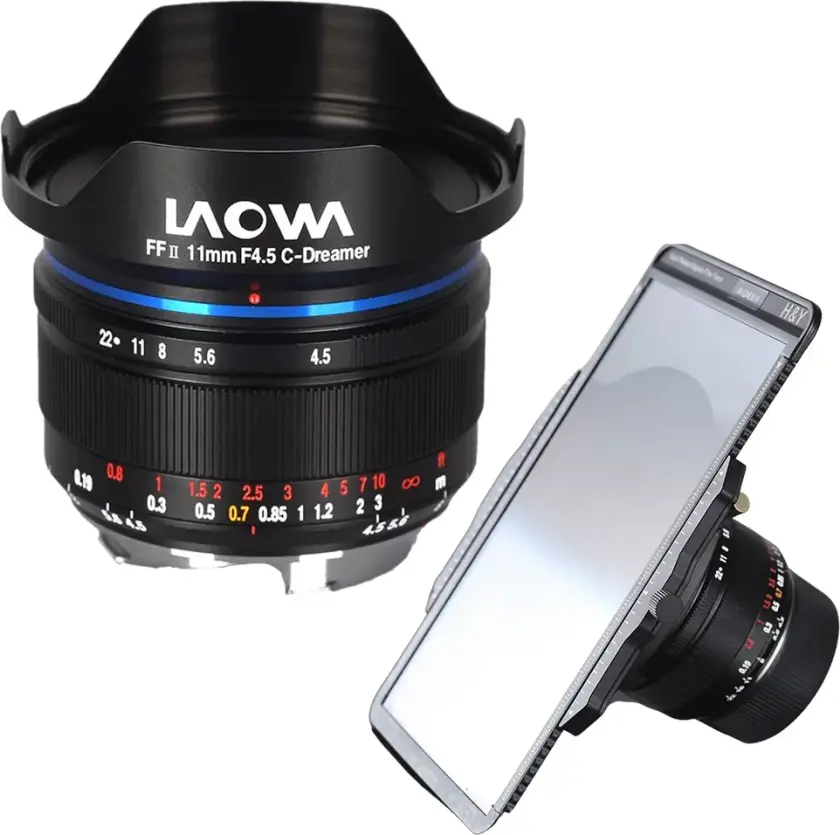 11mm f/4.5 FF RL for Sony FE Sort + 100mm Magnetic Filter Holder Set