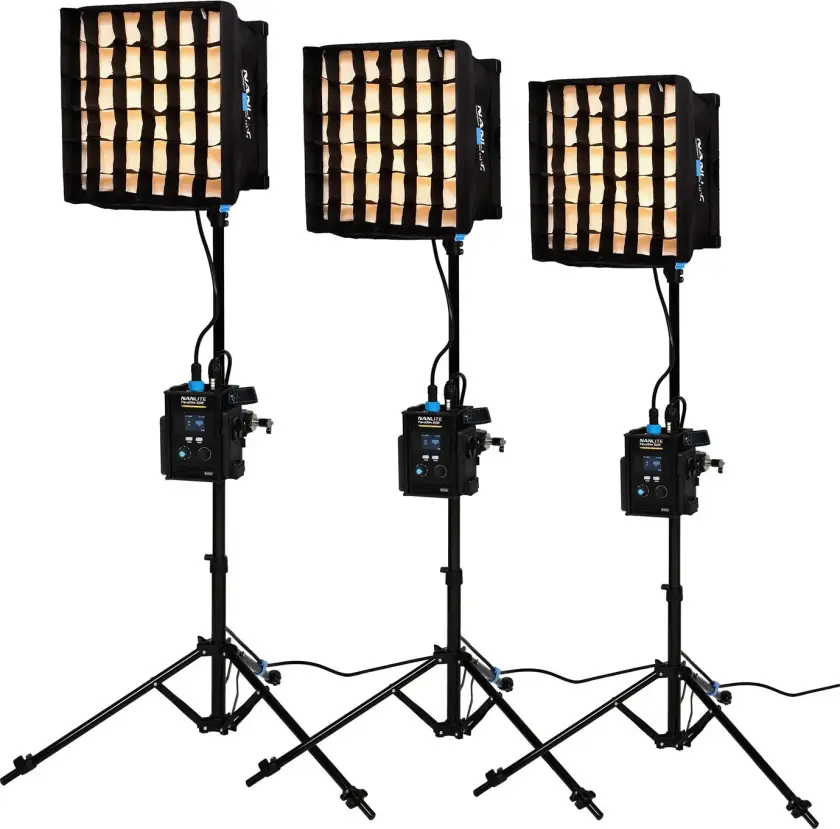 Bilde av PavoSlim 60B LED Panel 3-Kit 72W. 2700-6500K Størrelse 30x30 cm