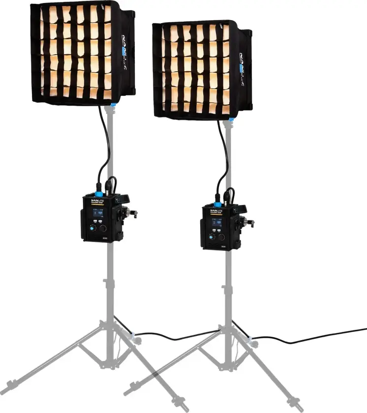 Bilde av PavoSlim 60B LED Panel 2-Kit 72W. 2700-6500K Størrelse 30x30 cm