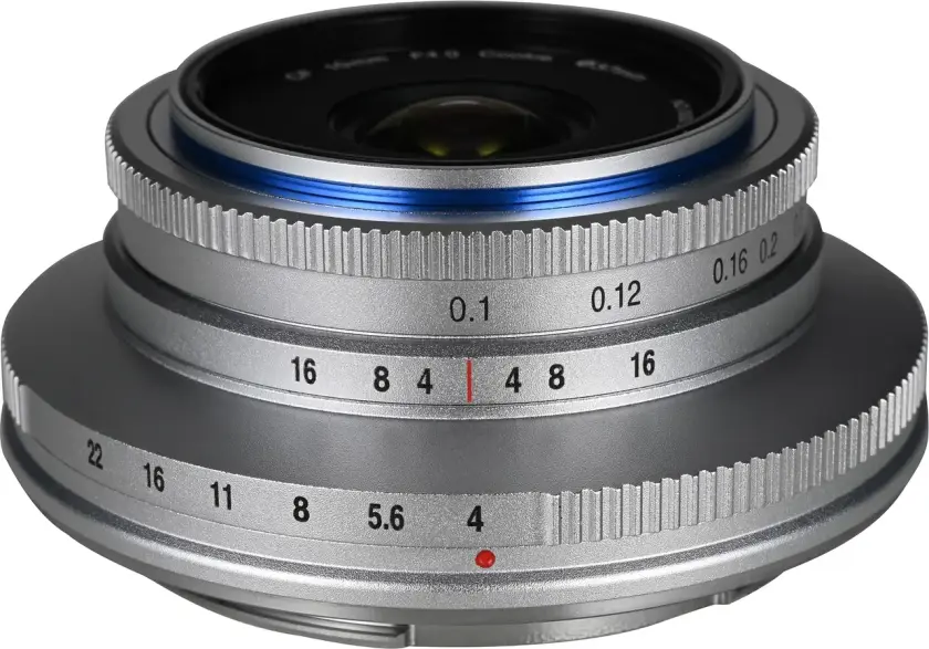 10mm f/4 Cookie Silver For Nikon Z. APS-C. Sølv