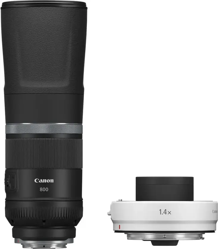 RF 800mm f/11 IS STM + Ext RF 1.4x Extender RF 1.4x. Ø95mm