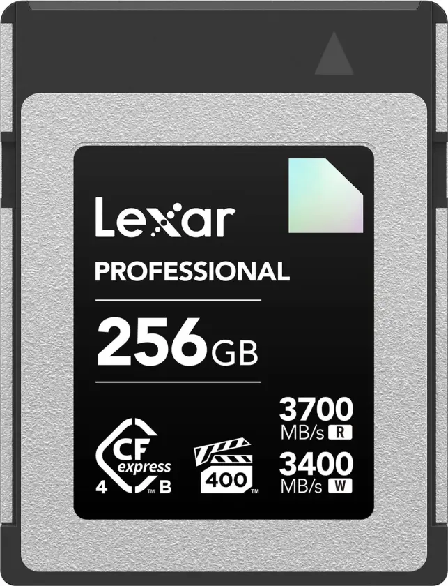 CFexpress 4.0 Pro Diamond 256GB Type B, Max Read 3700 - Write 3400 MB/s