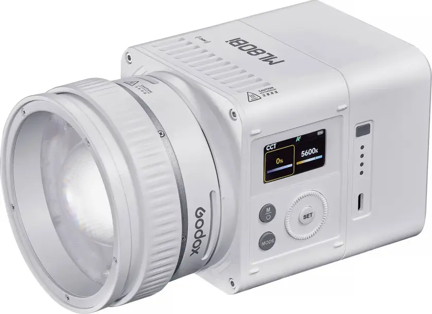 Bilde av ML80Bi Bi-color LED Video Light Portabel Zoom LED lampe 2800-6500K