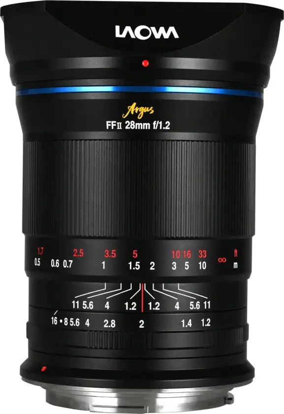 Argus 28mm f/1.2 FF Sony E For Sony E. Manuell fokus