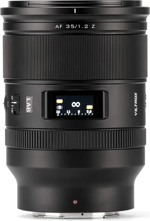 AF 35mm f/1.2 LAB Z Nikon Z-Mount Fullformat. Ø77mm