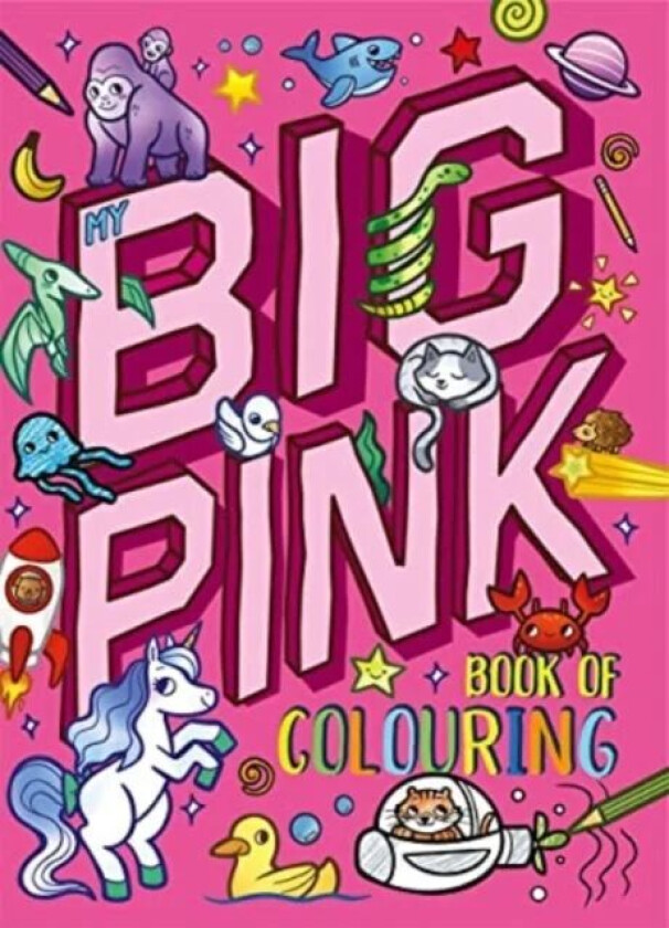 My Big Pink Book of Colouring av Igloo Books