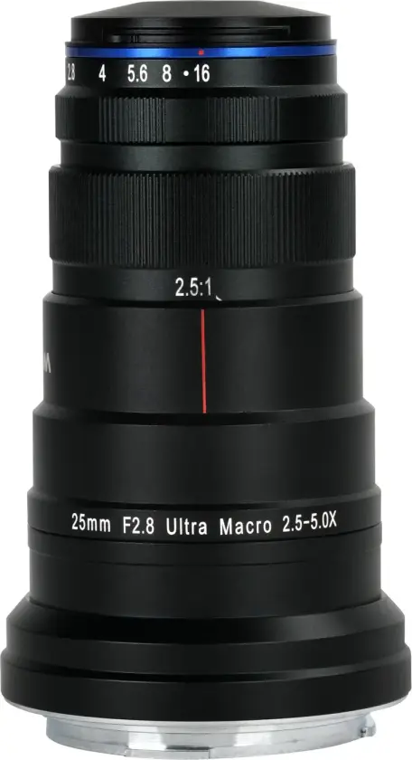 25mm f/2.8 2.5-5X Ultra-Macro For L-mount