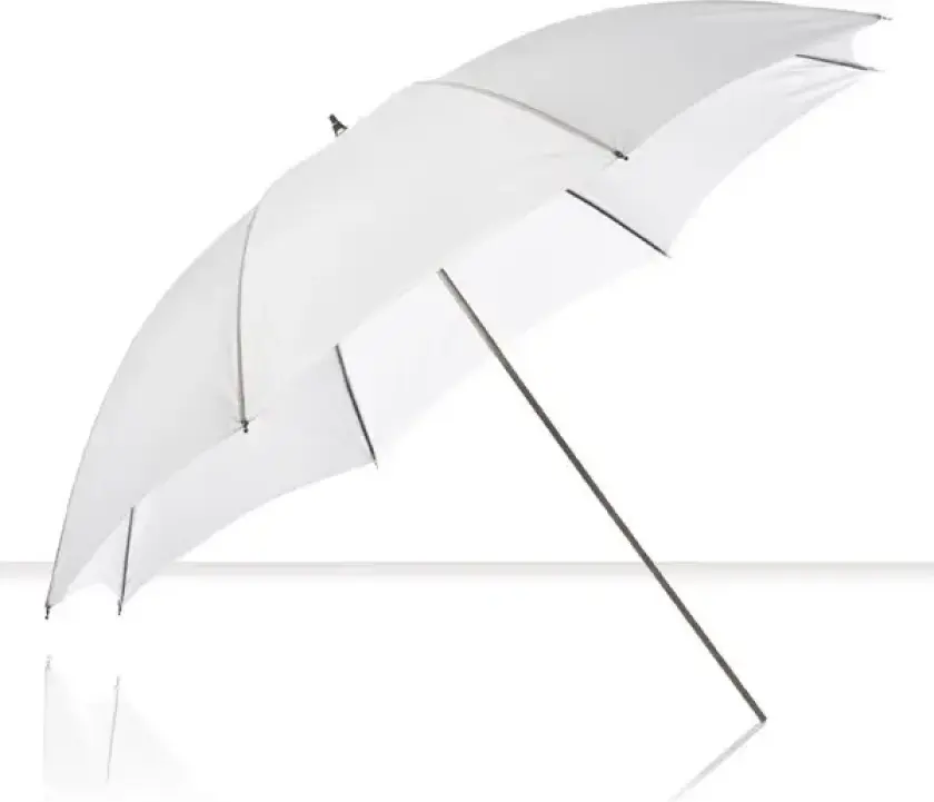 Umbrella Shallow Transulcent Paraply 85cm. Transparent