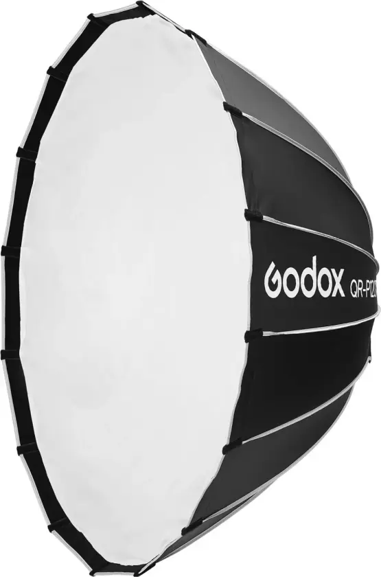 QR-P120T Quick-Release Para Softbo 120cm Kompakt parabolisk softboks Bowens