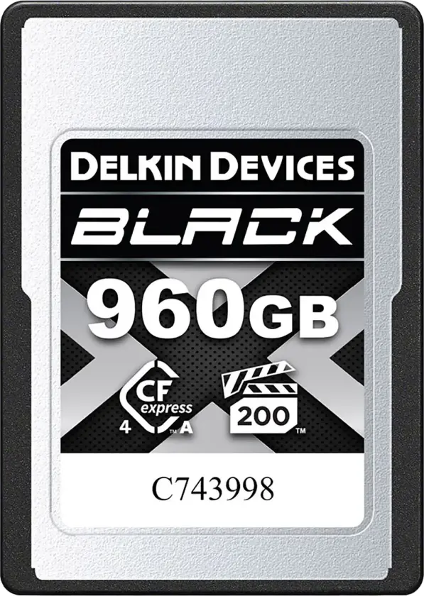 CFexpress A Black VPG200 960GB 960GB. R1830/W1740 - Type A