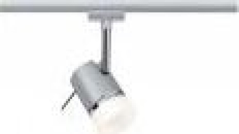 976.12, Spotlight på skinne, GU10, 1 ampuller, LED, 10 W, Kromfarget