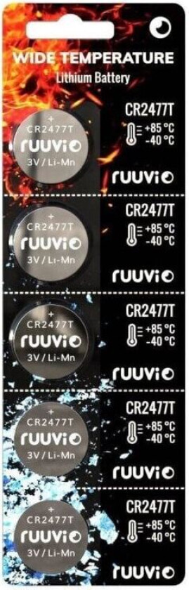 Skrue CR2477T batteri, 5 stk