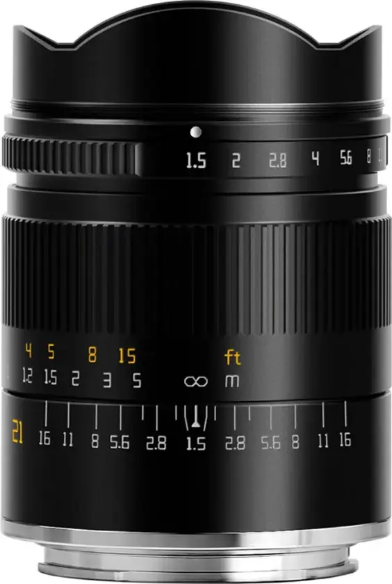 TTArtisan 21mm f/1.5 RF-mount. Sort