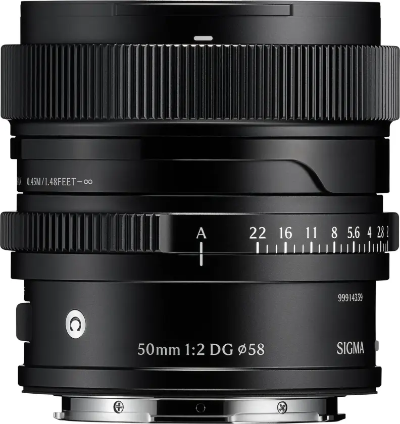 50mm f/2 DG Contemporary Black L-Mount. Sort