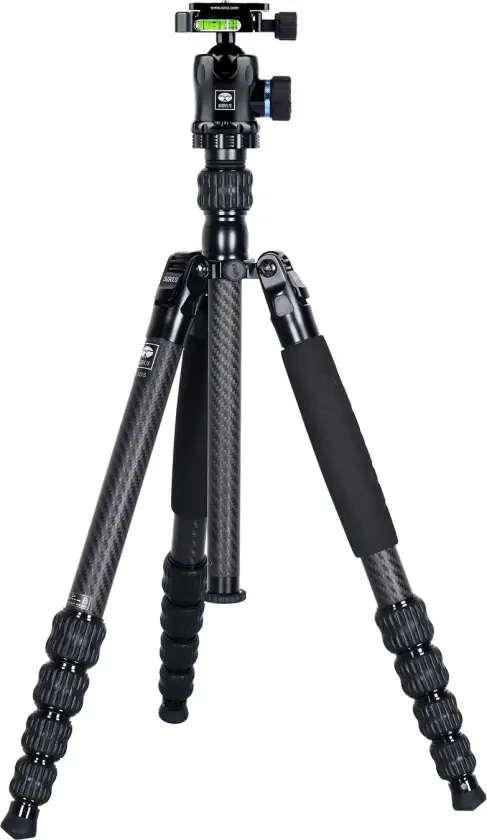 Traveler Carbon Tripod Kit T-1205 Tripod + E-10 Kulehode