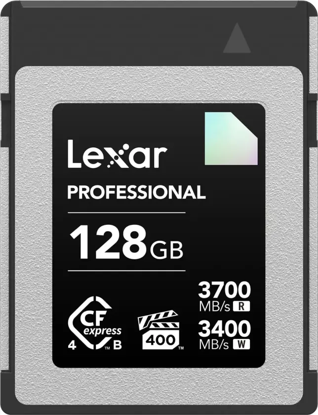 CFexpress 4.0 Pro Diamond 128GB Type B, Max Read 3700 - Write 3400 MB/s