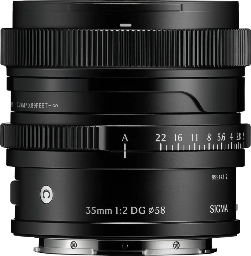 35mm f/2 DG Contemporary Black L-Mount. Sort