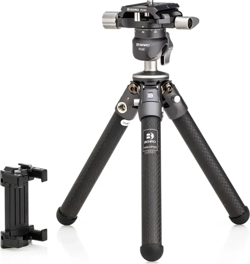 SpiderMan TablePod Tripod Kit Med kulehode, QR-plate og telefonadapter