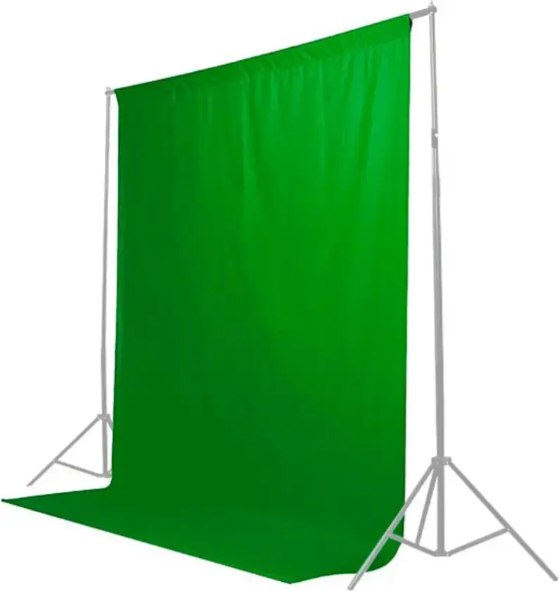 Bilde av Bakgrunn Stoff 3X6m Chroma Grønn Tøybakgrunn Green Screen