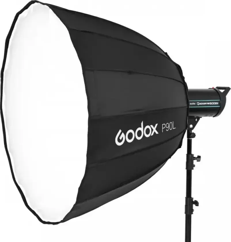 P90L Parabolic Softbox 90cm med Bowens Mount ø 90cm 16 spiler