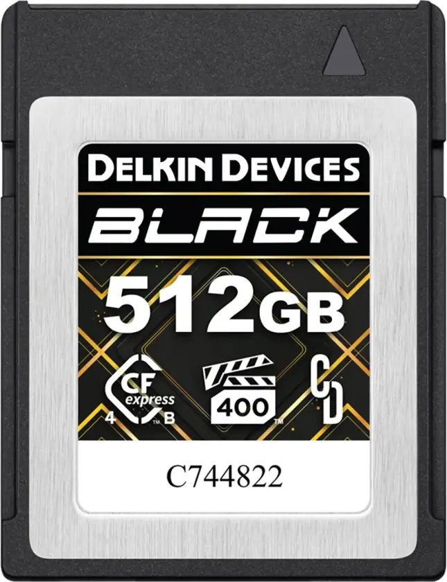 CFexpress 4.0 BLACK 512GB Type B 512GB. R3600/W3200