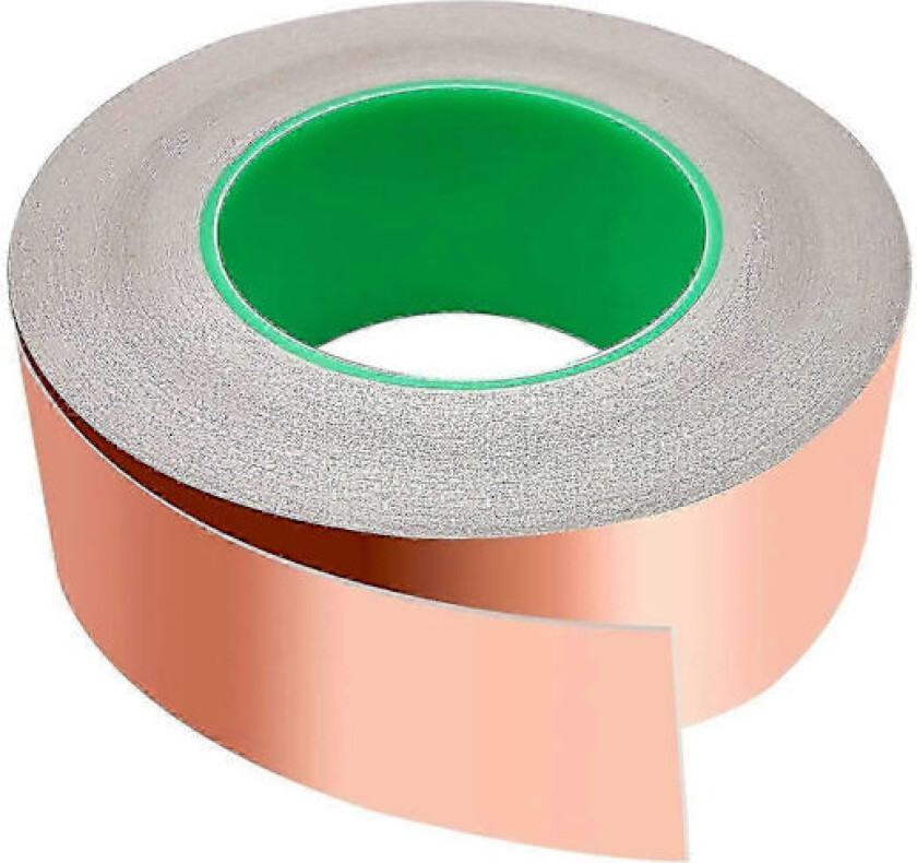 50m kobbertape selvklebende, Mitening kobbertape mot snegler kobberfolie EMI kobberfolie tape skjermingstape tynn selvklebende tape sneglebånd kobber
