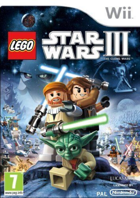 LEGO Star Wars 3: The Clone Wars (Nintendo Wii) - Game E4VG