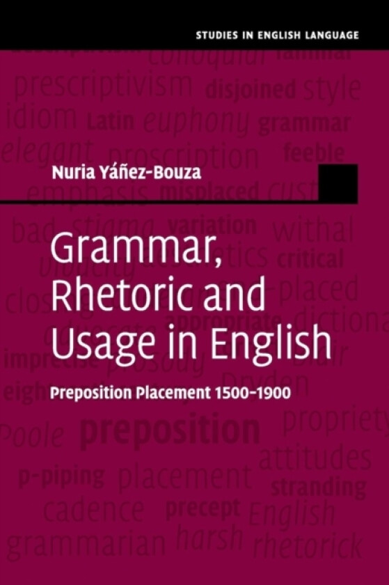 Grammar, Rhetoric and Usage in English av Nuria Yanez-Bouza (Paperback)