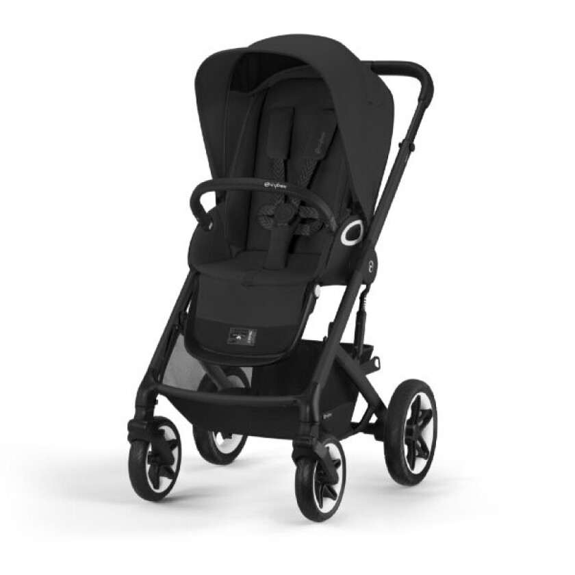 Cybex, Barnevogn, Talos S Lux, Travelsystem Inkl. Cloud T & Base T - Moon Black