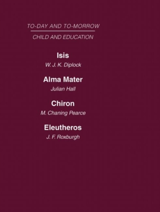 Bilde av Today and Tomorrow Vol 7 Child & Education av Hall Diplock (Hardcover)