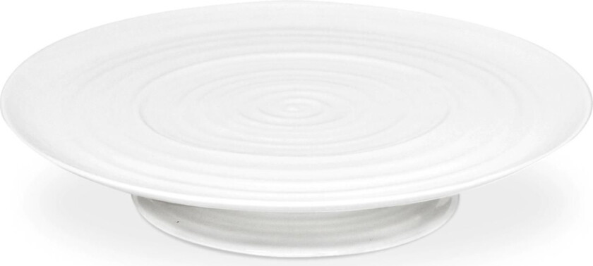 Kakefat på Fot Hvit 32 cm