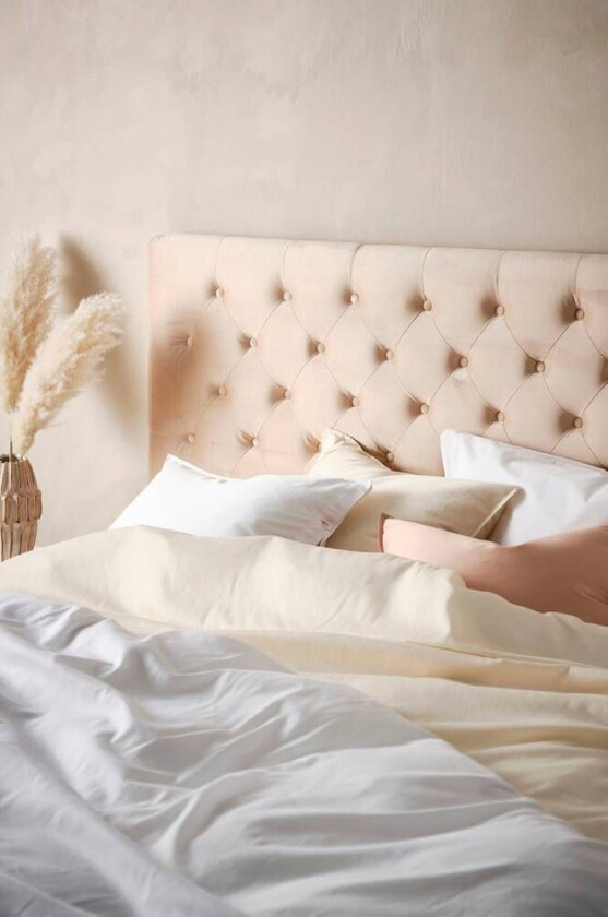 sengegavl 160 cm Pudderbeige