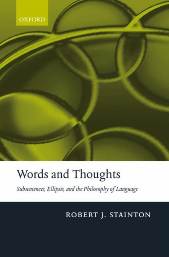 Words and Thoughts av Robert Stainton (Hardcover)