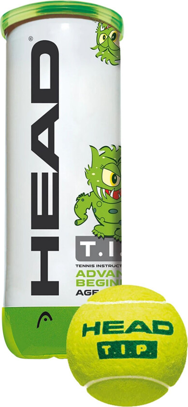 3B Head Tip Green , tennisball barn/nybegynnere Yellow