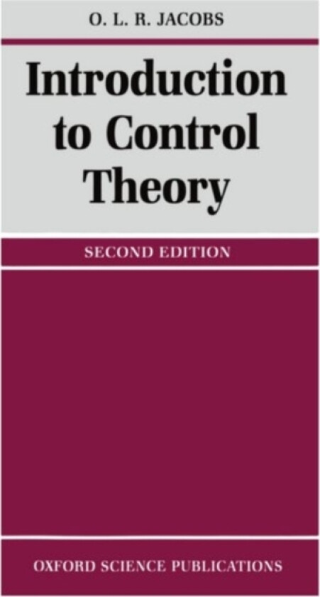 Introduction to Control Theory av O.L.R. Jacobs (Paperback)