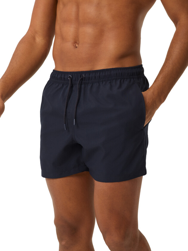 Borg Solid Swimshorts, badeshorts, herre Night Sky