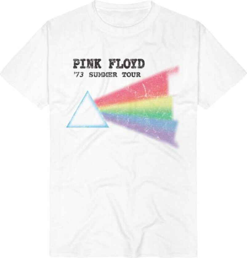 T-skjorte - Summer Tour 1973 - S til 3XL - Herrer - hvit