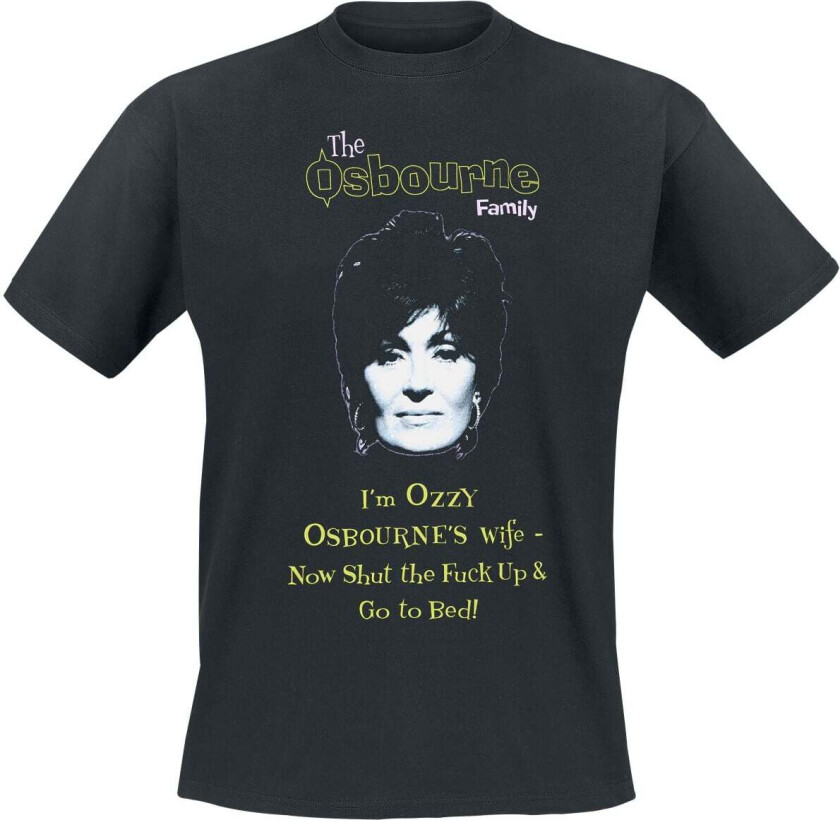 T-skjorte - Sharon Bed - S til 3XL - Herrer - svart