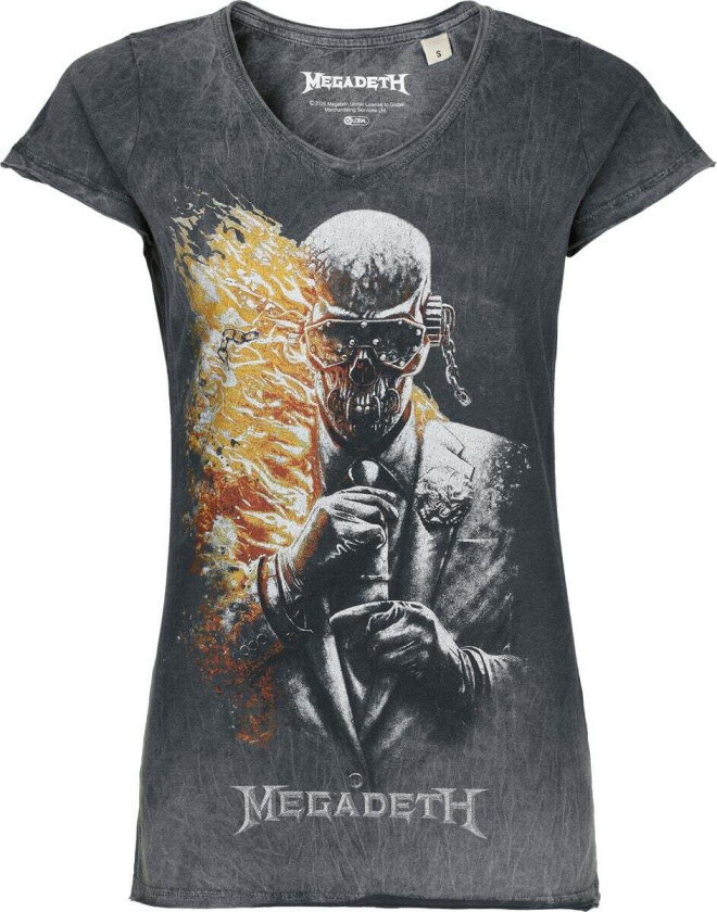 T-skjorte - Dark Flames - S til XXL - Herrer - svart