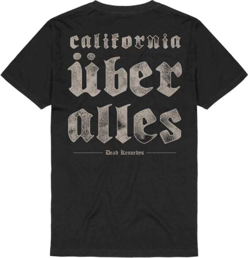 T-skjorte - California über alles - S til 3XL - Herrer - svart