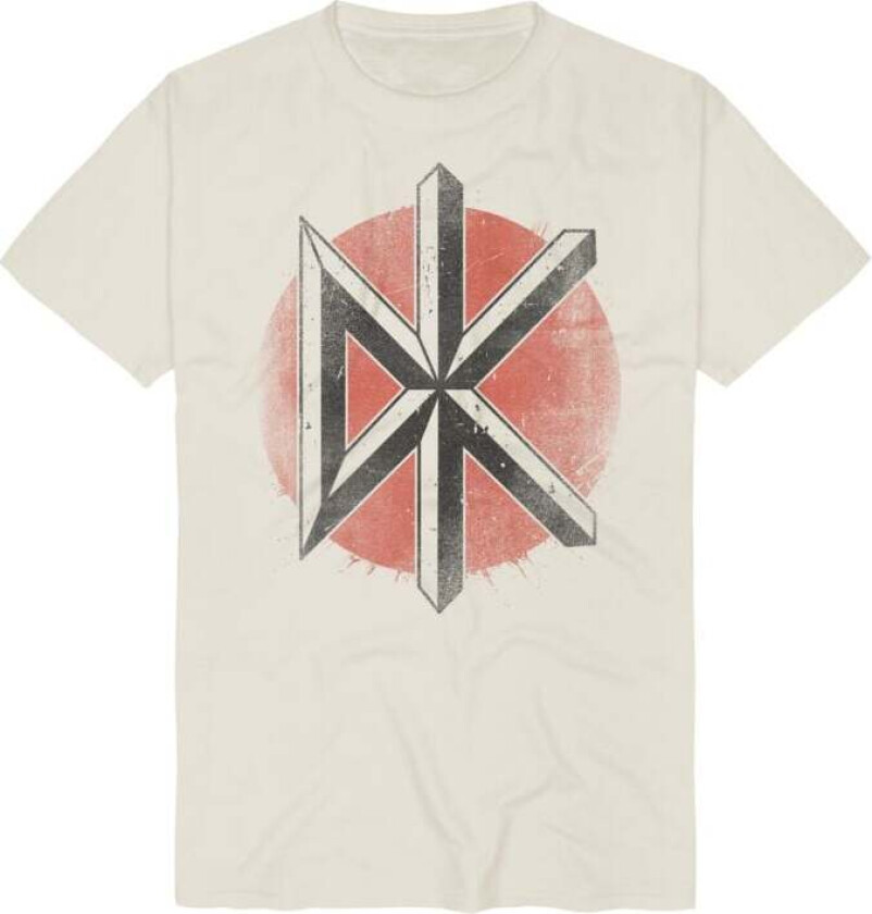 T-skjorte - Distressed Logo - S til 3XL - Herrer - natur