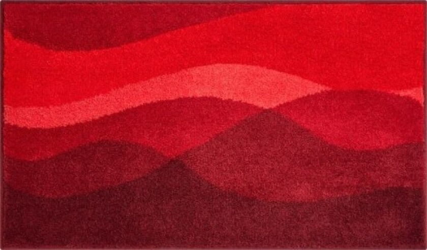 Leijma Grund badematte, 60x100 cm, rød
